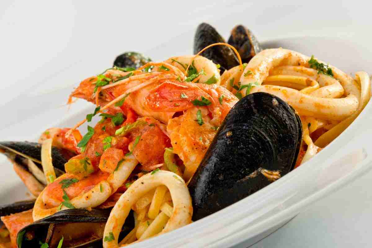 spaghetti frutti di mare 