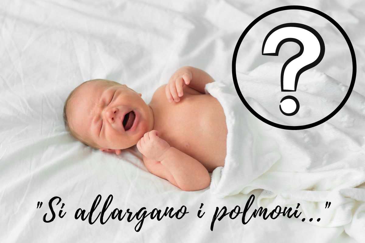 neonato pianto polmone mito pediatra