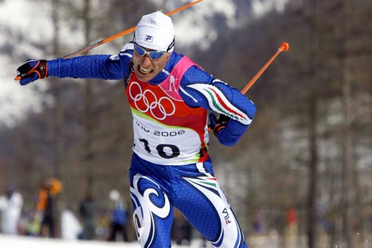 L'ex campione di sci di fondo Giorgio Di Centa