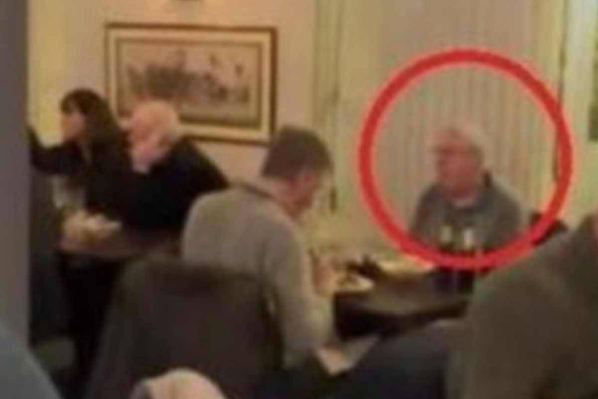 signora rivede marito defunto nello spot di un ristorante