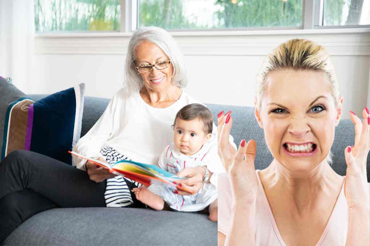 nonna chiede soldi alla figlia per fare baby sitter