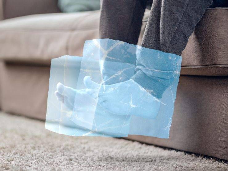 piedi freddi cosa causare