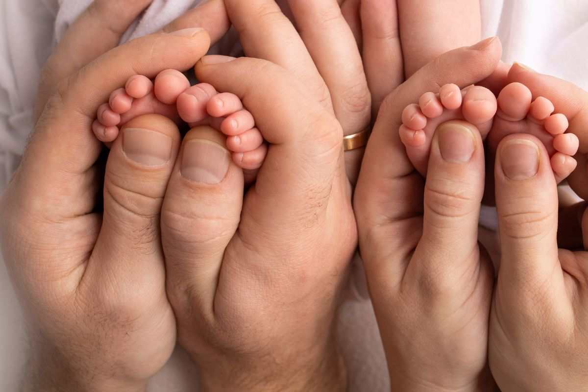 doppio parto mamma figlia