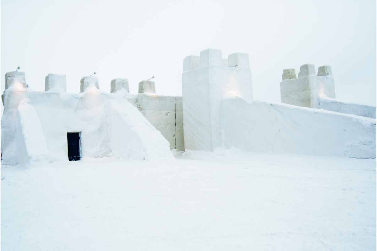Castello di neve dove si trova