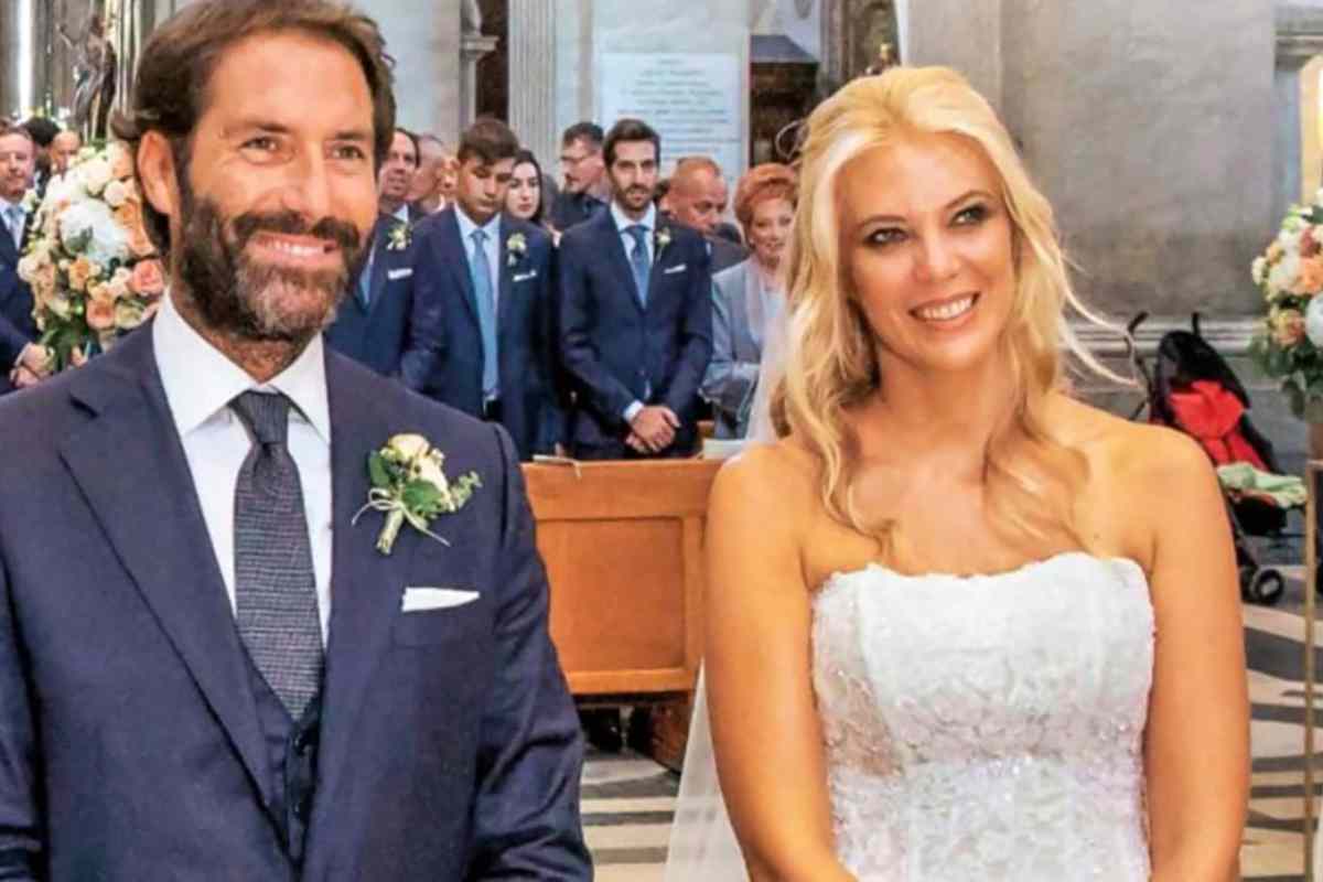 Eleonora Daniele nel giorno del suo matrimonio