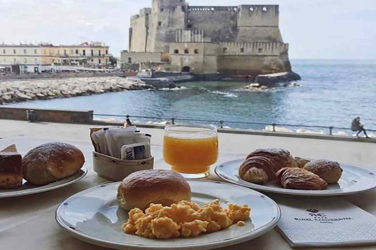 terrazza colazione vista mare 