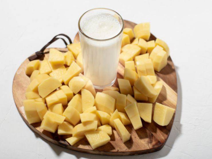 latte patate occhiaie