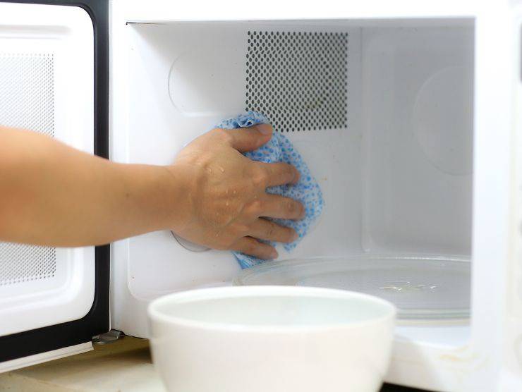 forno e microonde igienizzati