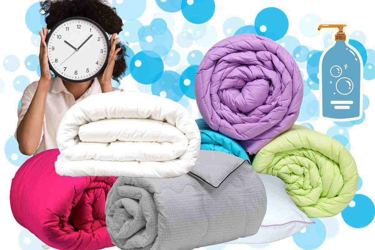 Lavaggio coperte cuscini accappatoi