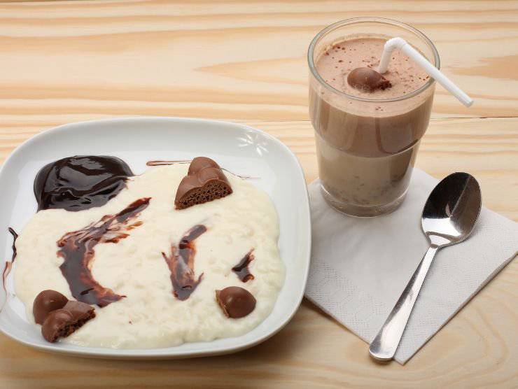 merenda porridge al cioccolato