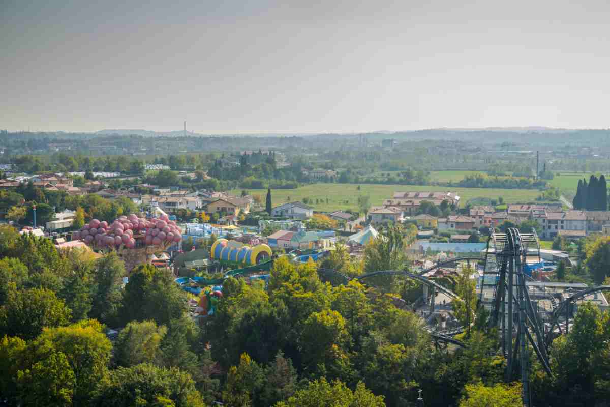 Gardaland vista