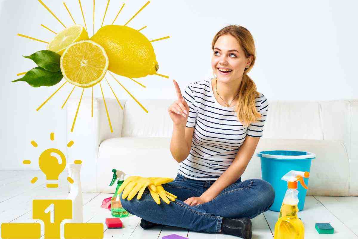 Limone pulizia casa