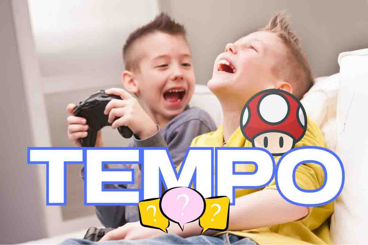 videogiochi bambini tempo massimo