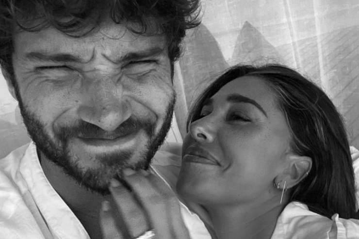 Belen Rodriguez De Martino famiglia allargata