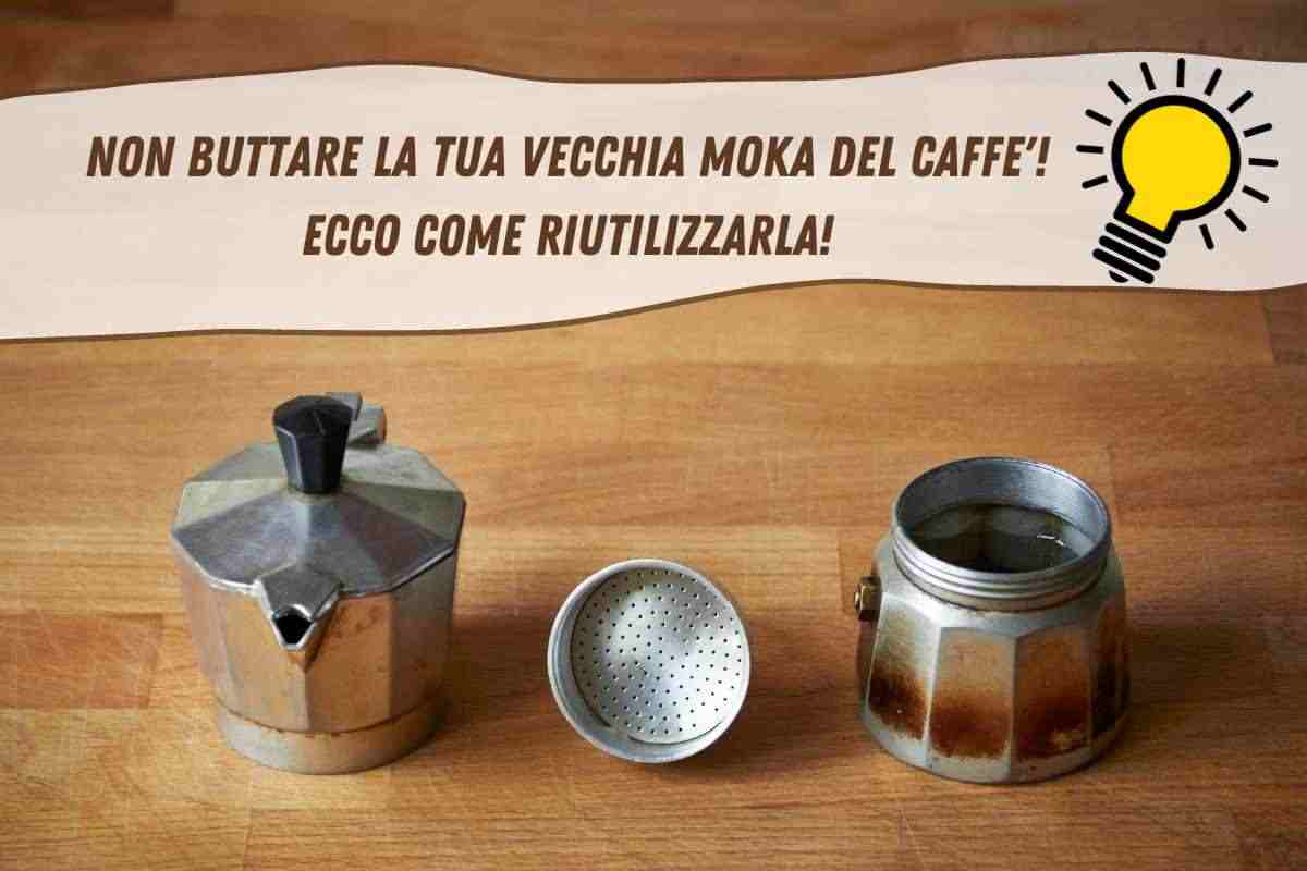 come riutilizzare la moka del caffè