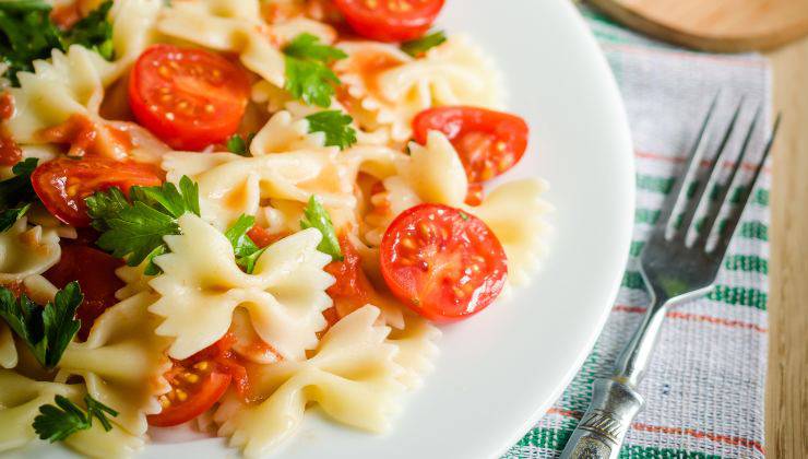 Ricetta farfalle fresche e buonissime