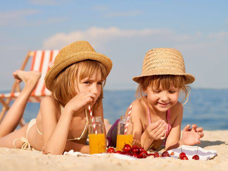 cibi perfetti spiaggia bambini