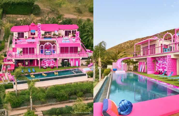 come poter alloggiare nella casa di barbie costruita a posta per il film in uscita a luglio