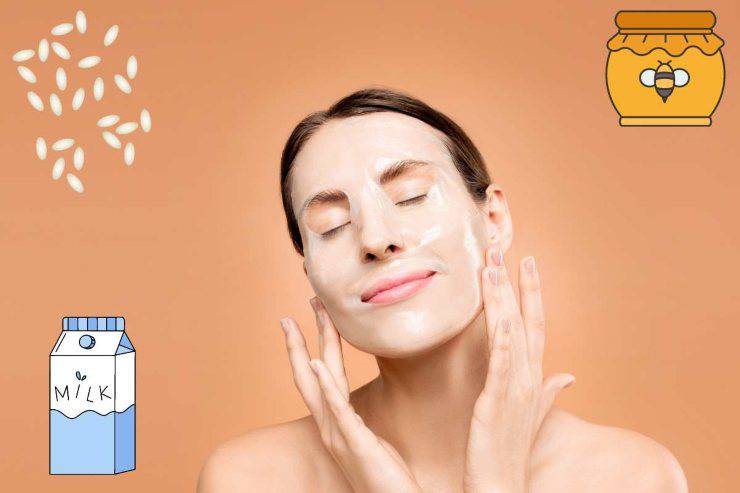 Maschera viso oriente