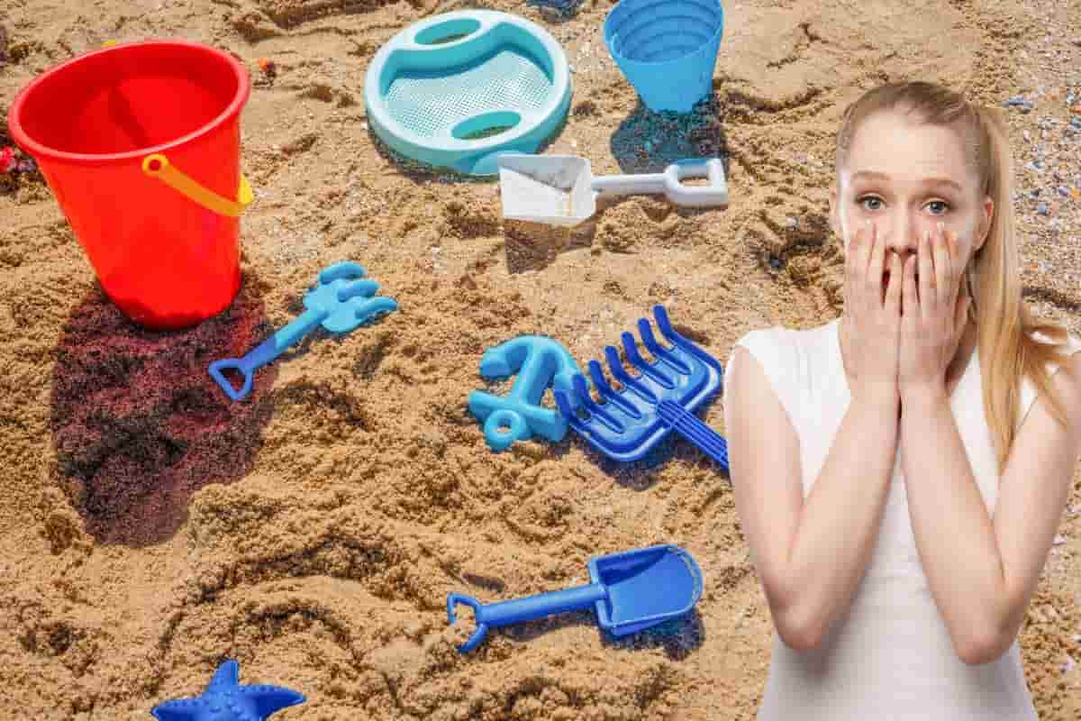 Borsa per giochi mare anti-sabbia