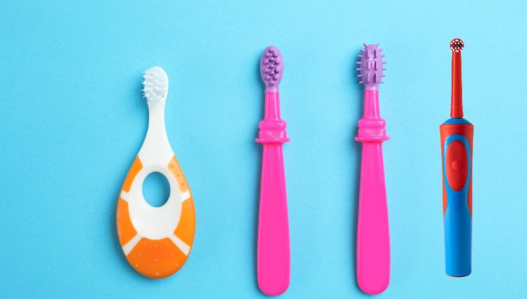 gli spazzolini da denti da usare per i nostri bimbi