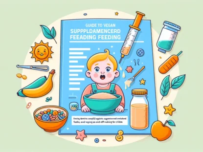 immagine di un neonato che fa svezzamento fatta con IA