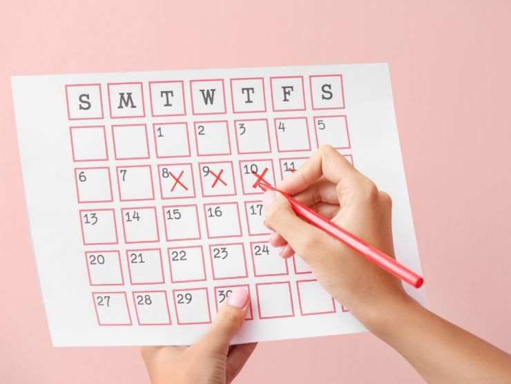 calendario mestruale